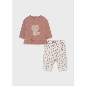 Mayoral Pink and White Kids Matching Set